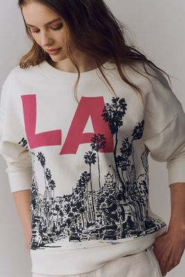 Maeve x Daniela Berkhout Cotton Blend City Sweatshirt