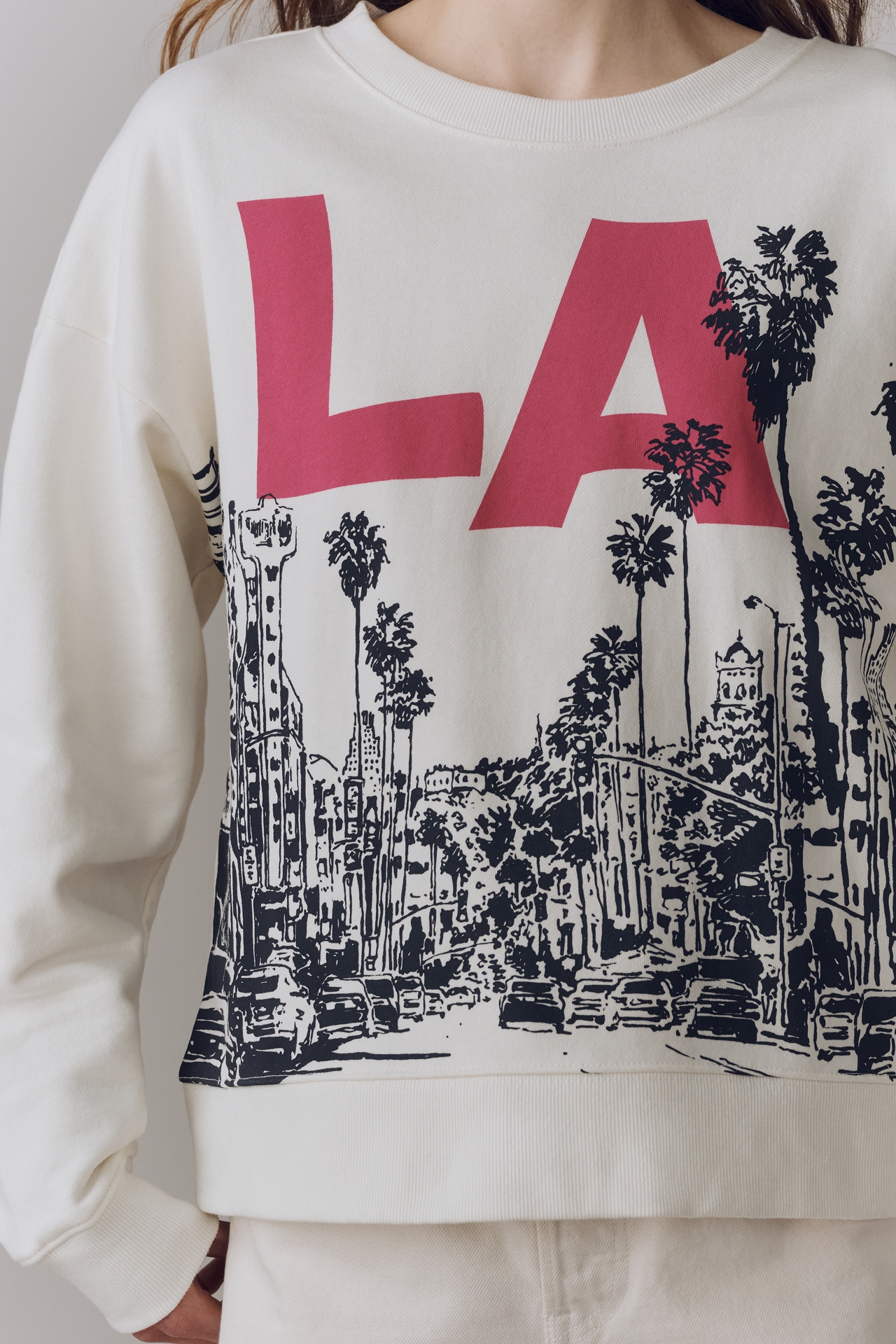 Maeve x Daniela Berkhout Cotton Blend City Sweatshirt