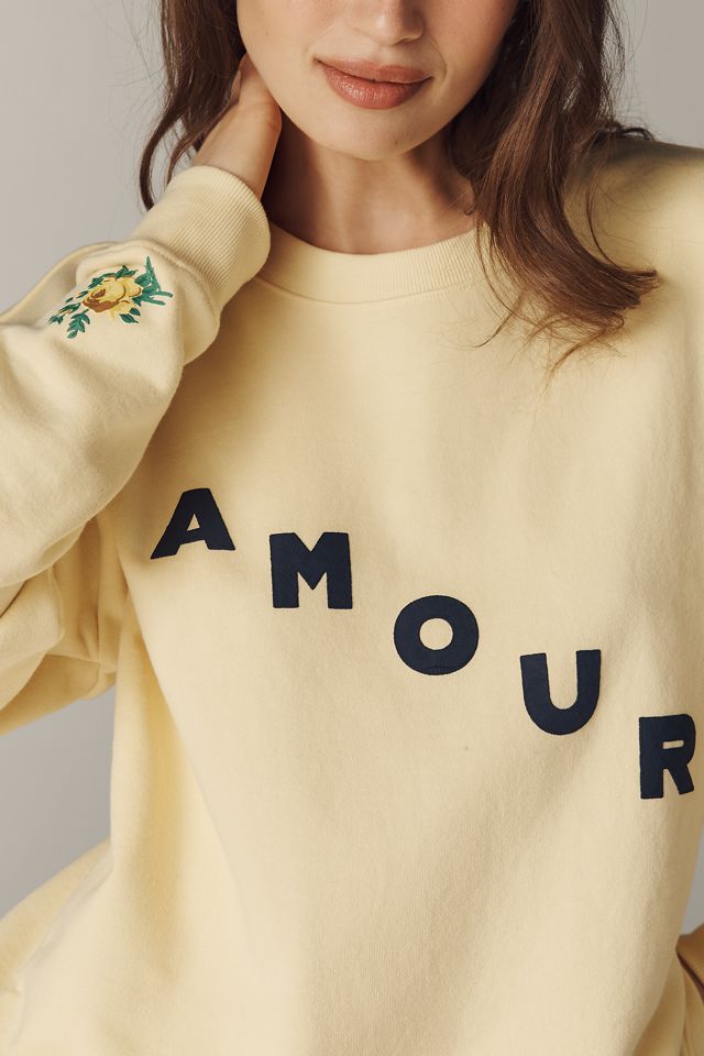 Maeve Cotton Blend Amour Sweatshirt #3