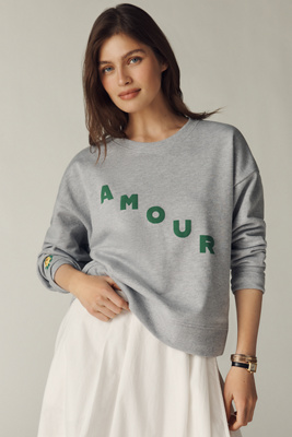 Maeve Cotton Amour Sweatshirt