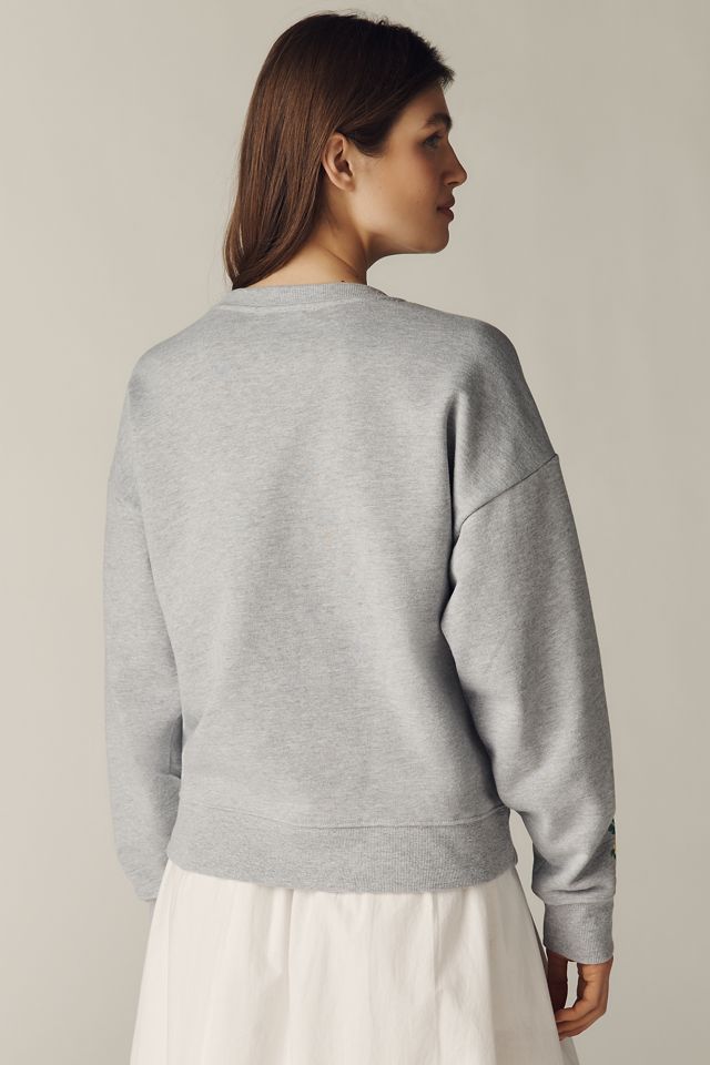 Maeve Cotton Blend Amour Sweatshirt #1