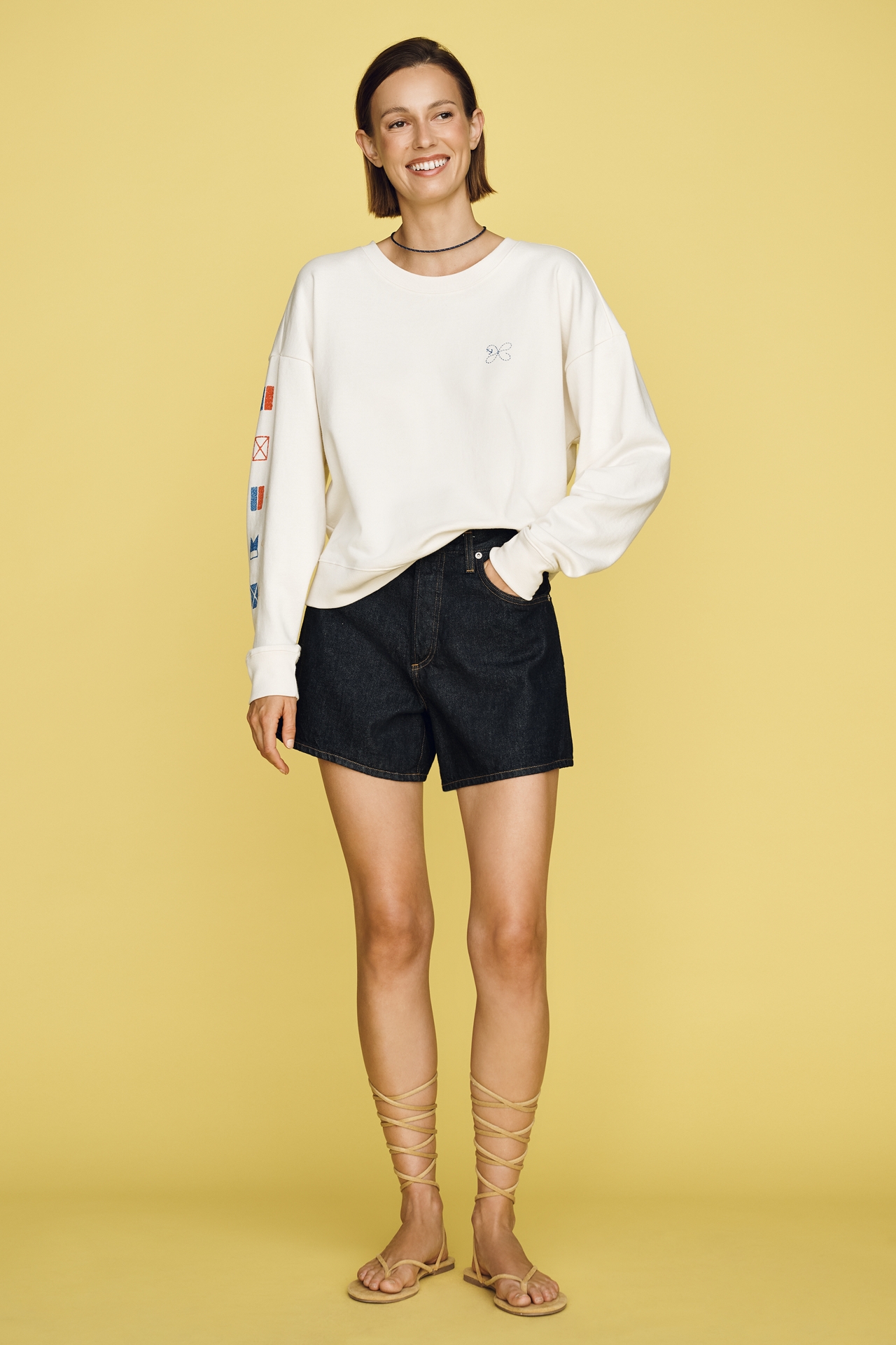 Maeve Flag Sweatshirt