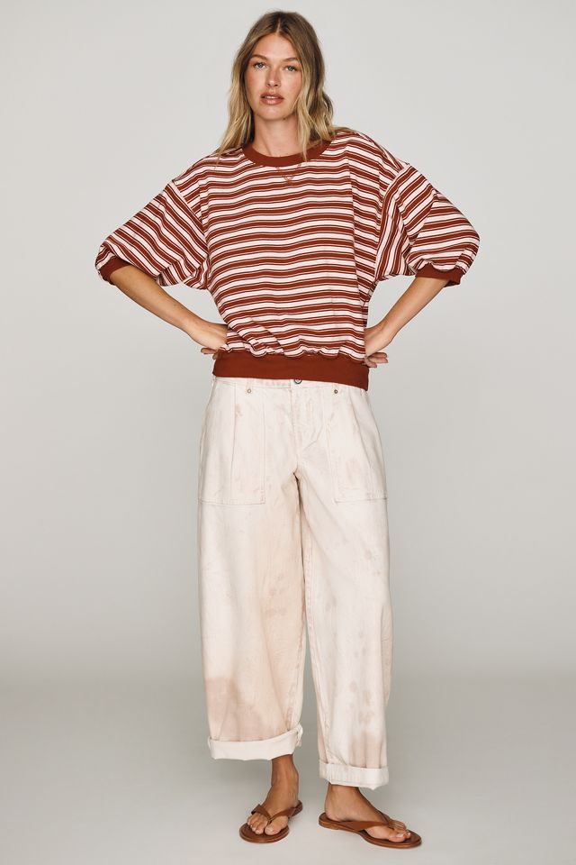 Pilcro Niki Cotton Bubble Sweatshirt #2