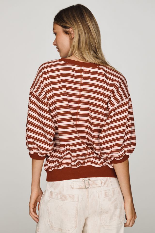 Pilcro Niki Cotton Bubble Sweatshirt #3