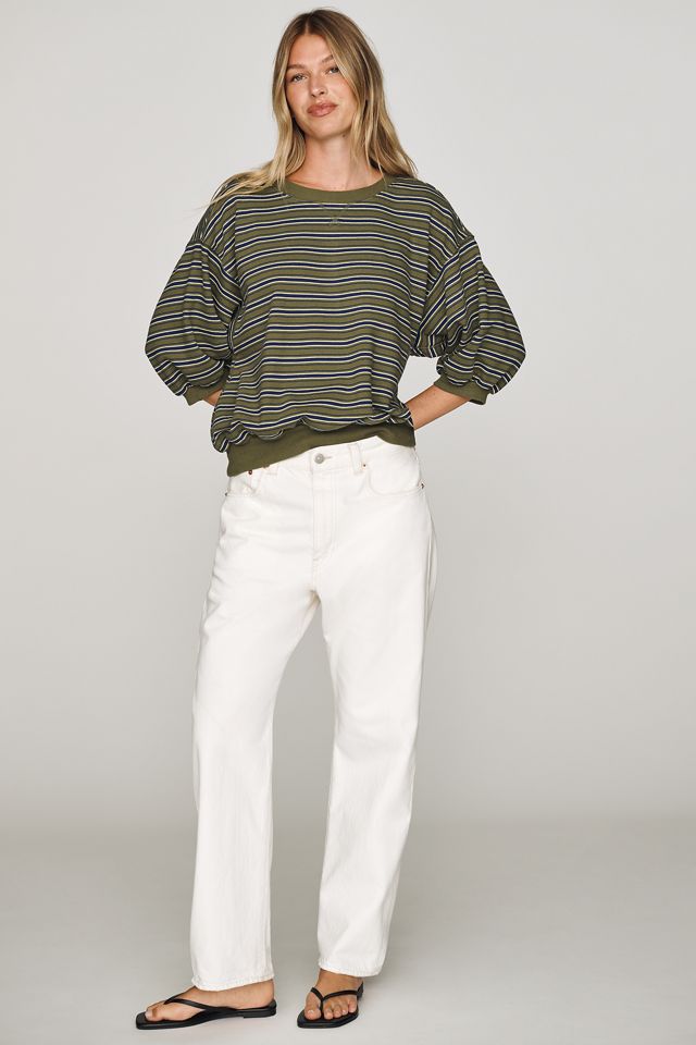 Pilcro Niki Cotton Bubble Sweatshirt #1