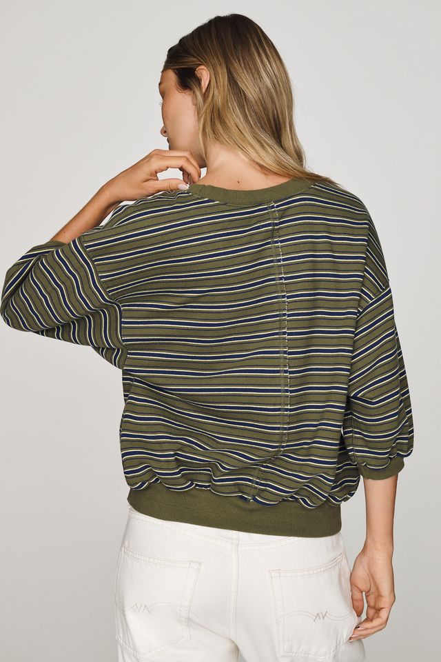 Pilcro Niki Cotton Bubble Sweatshirt #3