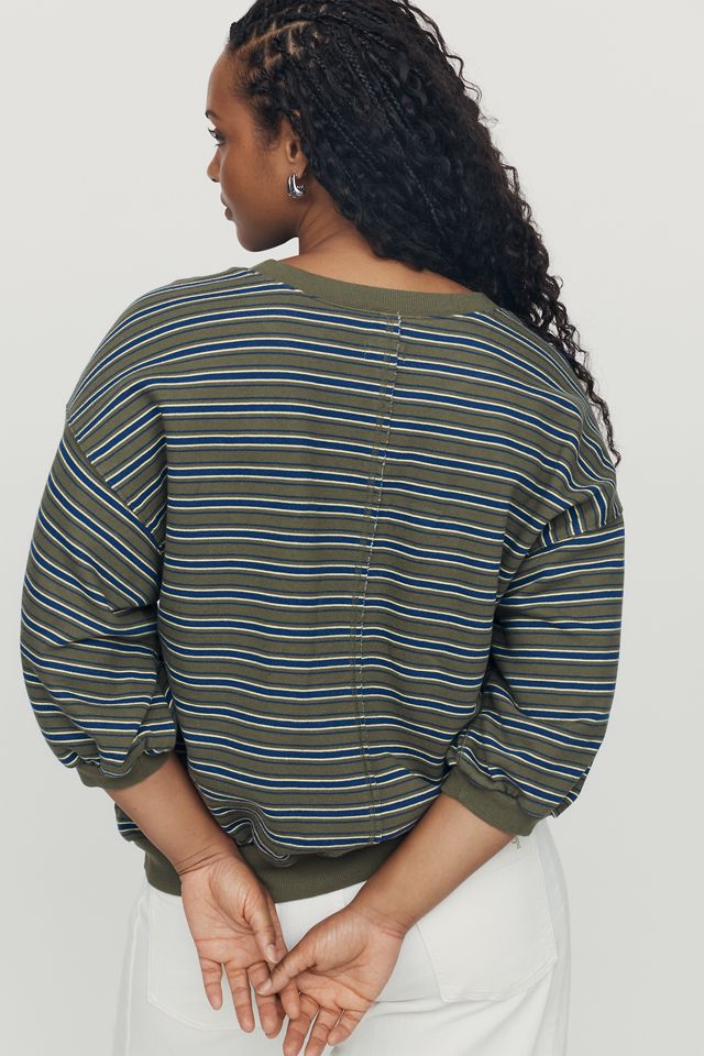 Pilcro Niki Cotton Bubble Sweatshirt #7