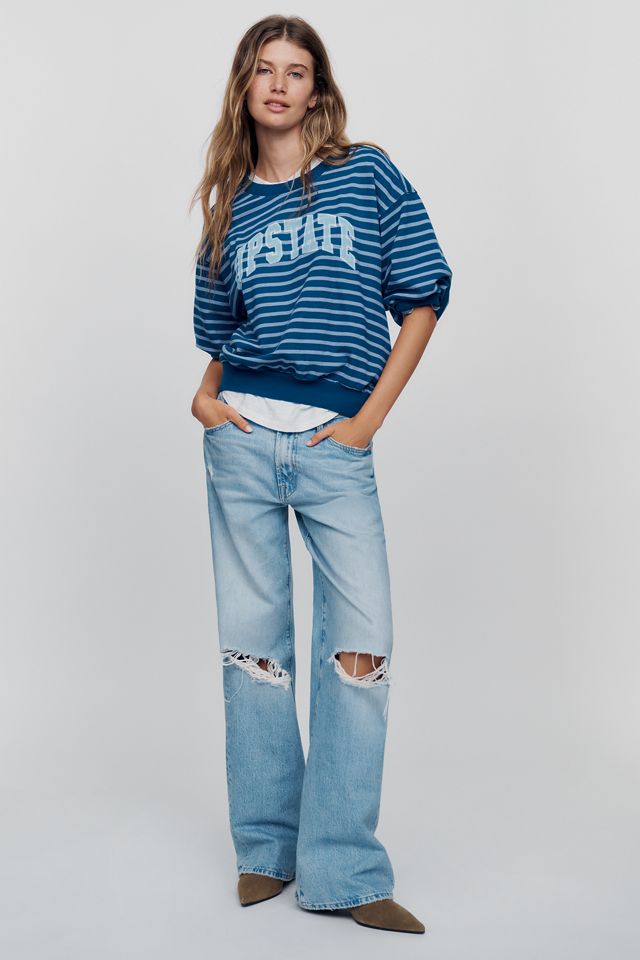 Pilcro Niki 100% Cotton Bubble Sweatshirt #3
