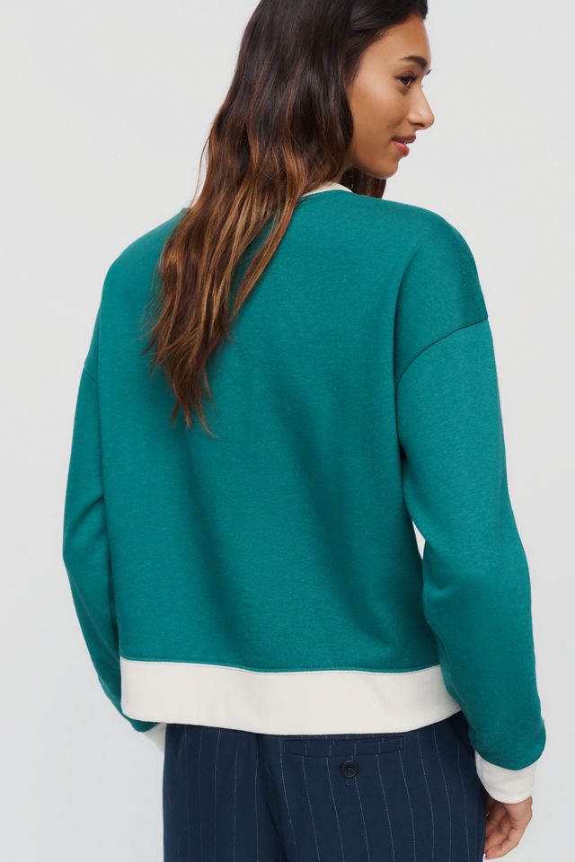 Maeve Cheers! Cotton Blend Graphic Sweatshirt #3