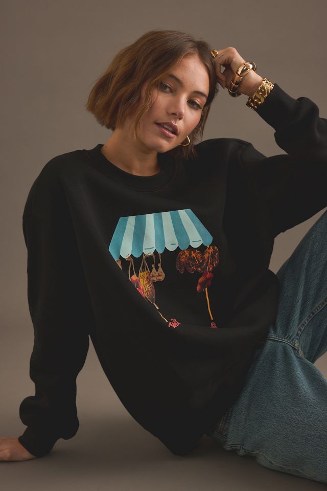 Felpa Grafica Never Fully Dressed Fruit Shop #4