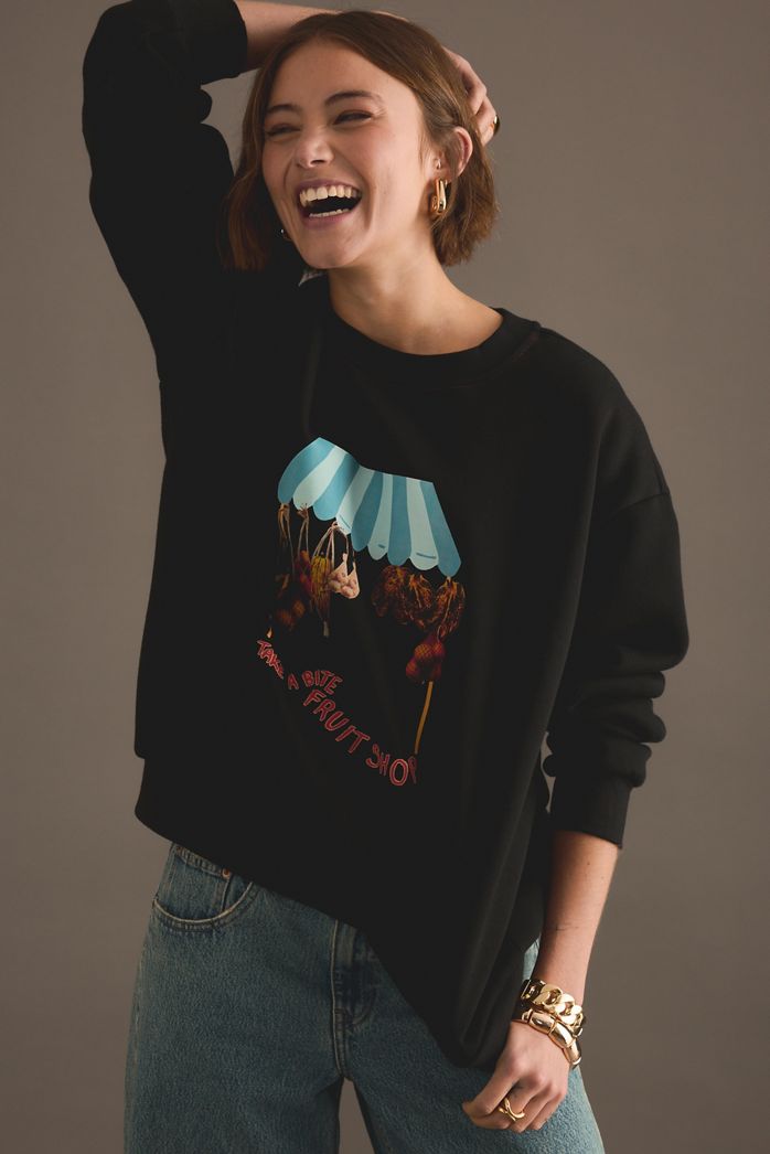 Never Fully Dressed Fruit Shop Graphic Sweatshirt