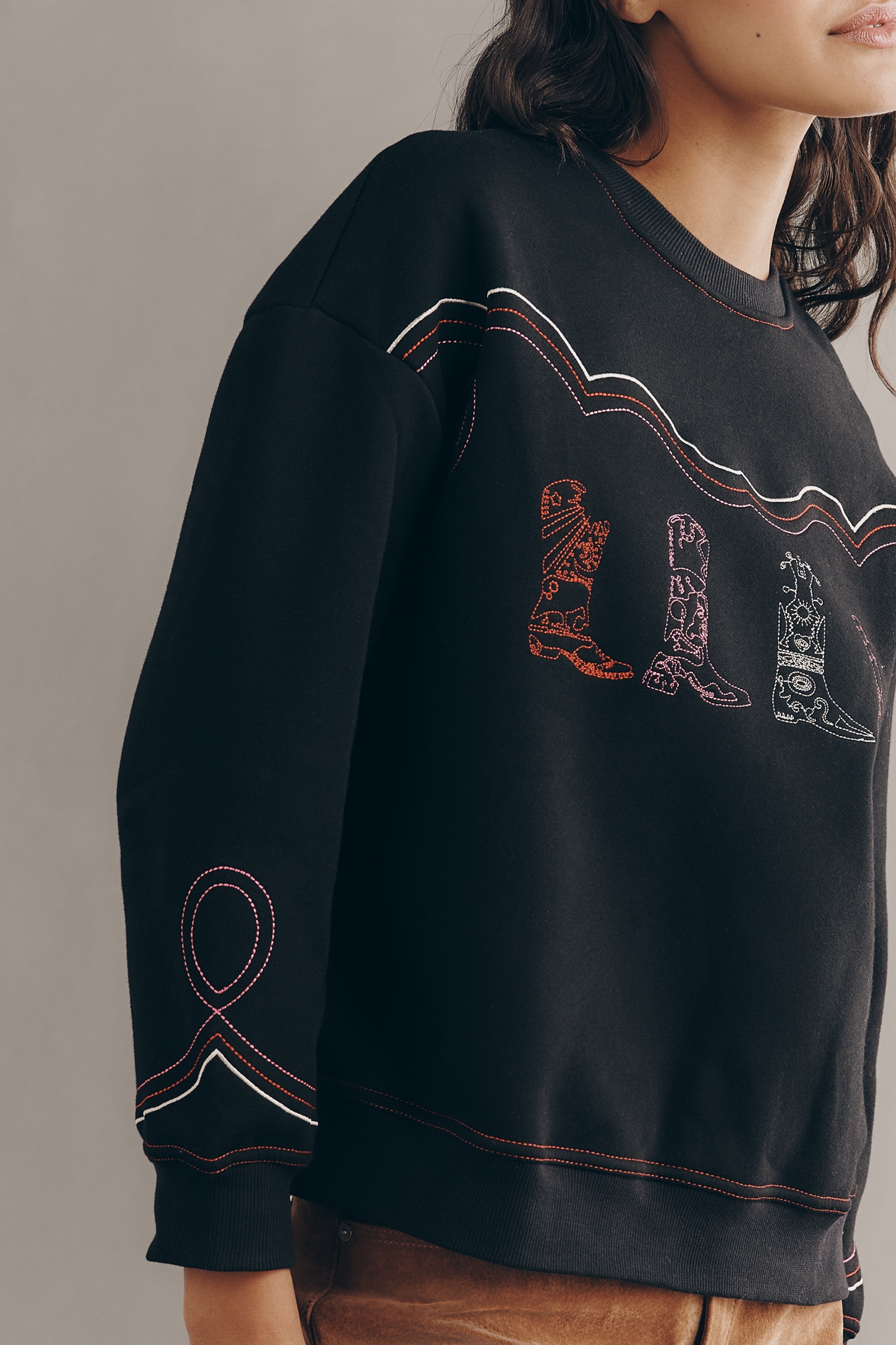 Never Fully Dressed Cowboy Boot Sweatshirt