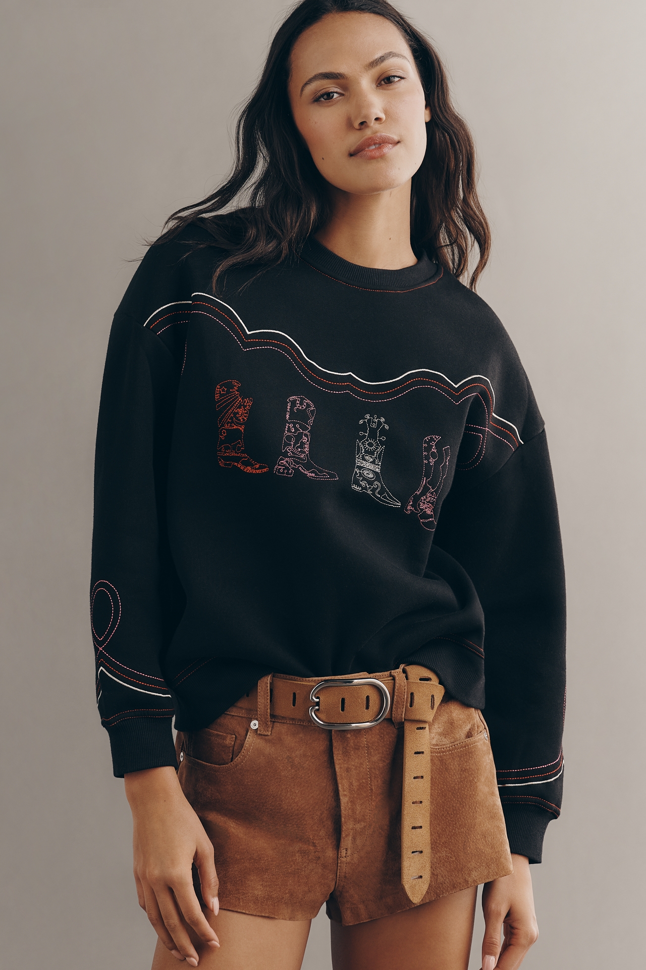 Never Fully Dressed Cowboy Boot Sweatshirt