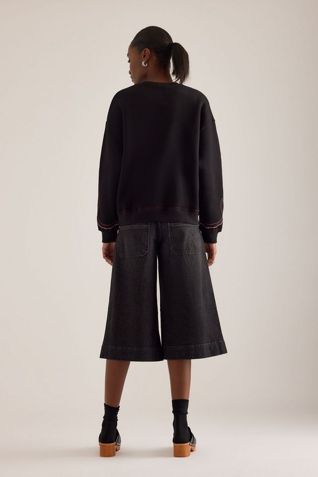 Never Fully Dressed Cowboy Boot Stitched Sweatshirt #5