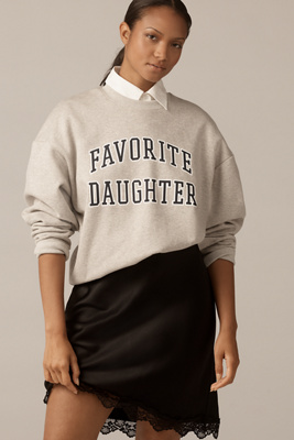 Favorite Daughter Collegiate Sweatshirt In Gray