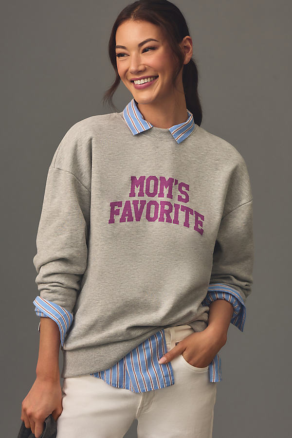 Favorite Daughter Mom's Favorite Sweatshirt In Grey