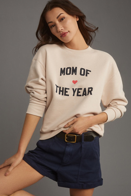 Mom Of The Year Chest Logo Sweatshirt main image 0
