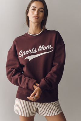 Favorite Daughter Sports Mom Sweatshirt In Red
