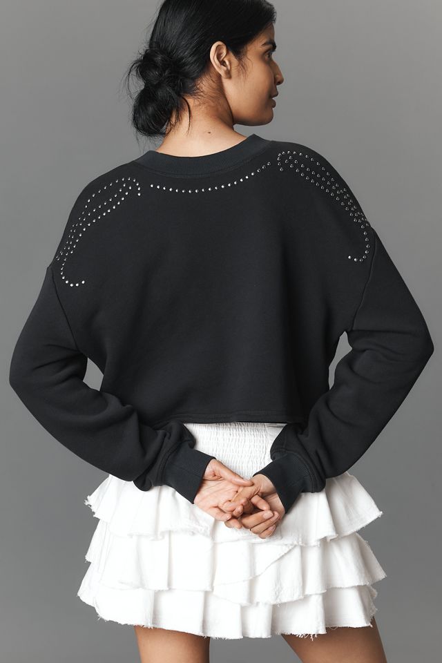 rag & bone Vintage Terry Studded Sweatshirt #1