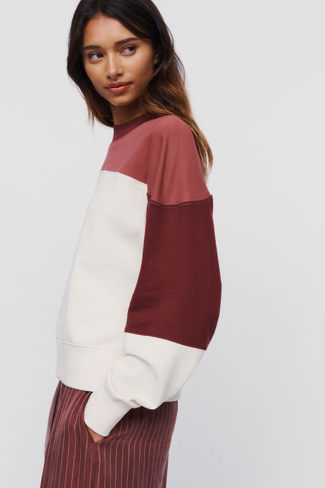 rag & bone 100% Cotton Color Block Crewneck Sweatshirt #1