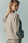 NVLT Embellished Crew-Neck Cardigan Sweater