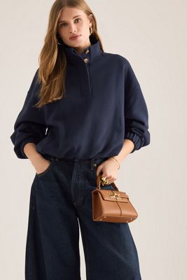 By Anthropologie High-Neck Sweatshirt