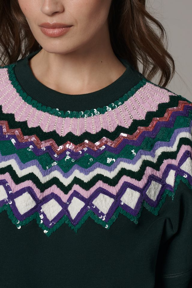 Essentiel Antwerp Embellished Pullover Sweater #1