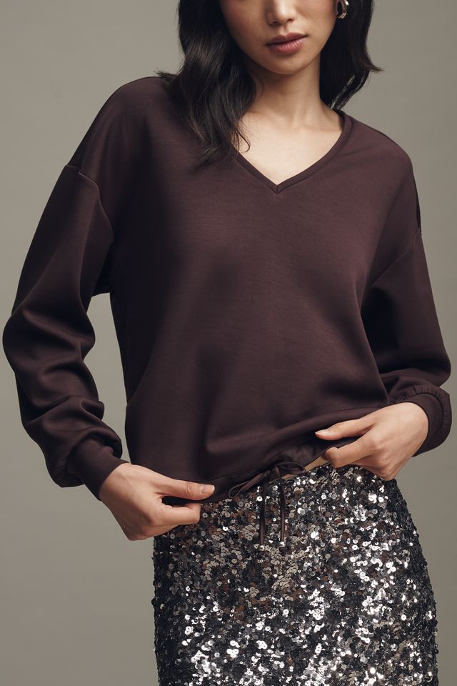 Scotch & Soda V-Neck Drawstring Sweatshirt #3