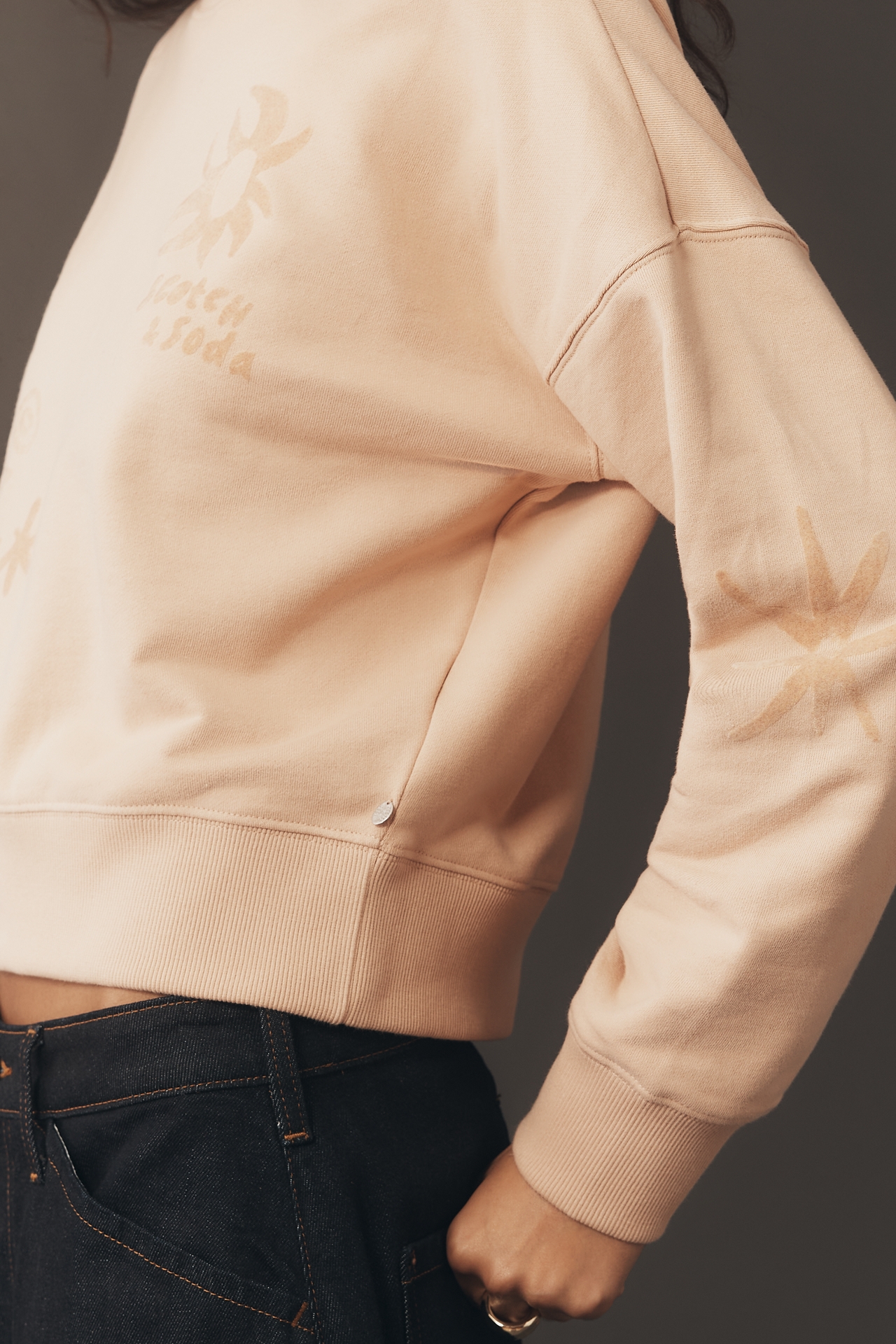 Scotch & Soda Embroidered Cotton Sweater