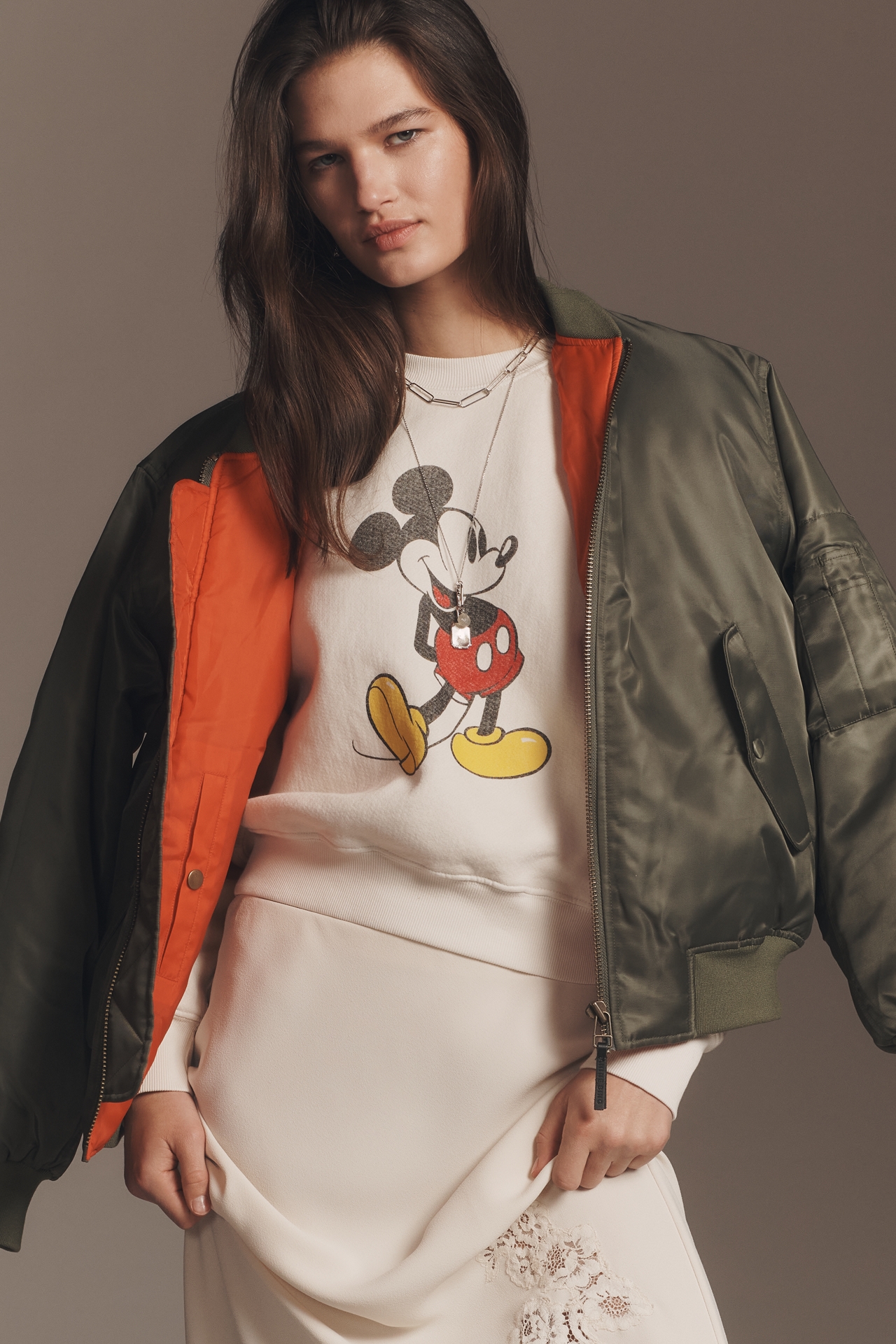 RE/DONE Classic Disney Crew-Neck Sweatshirt