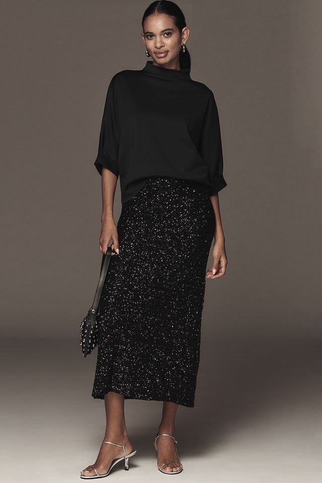 Whitley Mock-Neck Top #1