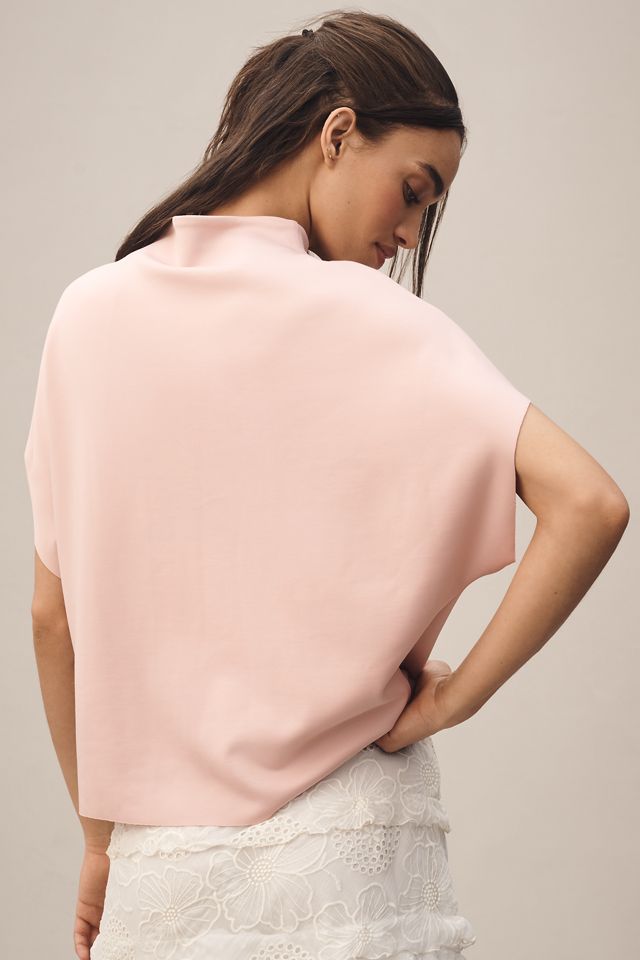 By Anthropologie Mock-Neck Batwing Top #1