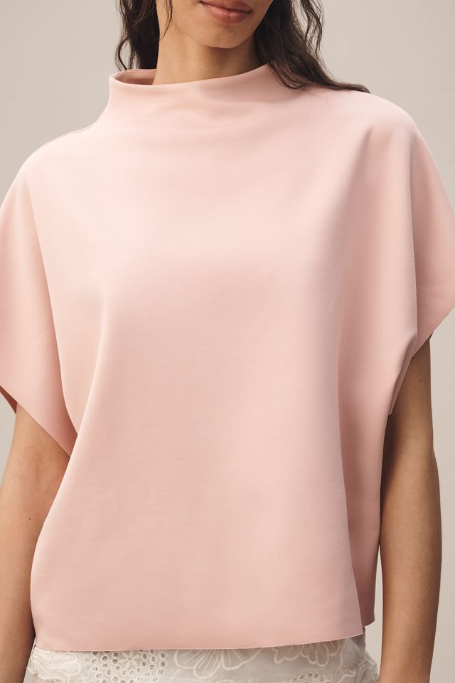 By Anthropologie Mock-Neck Batwing Top #3