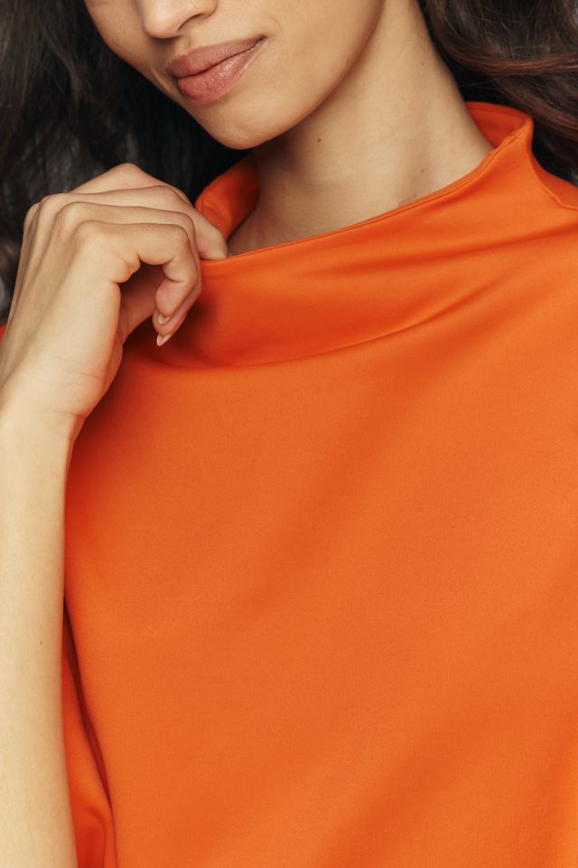 By Anthropologie Mock-Neck Batwing Top #1