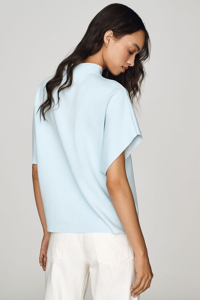 By Anthropologie Mock-Neck Batwing Top #1