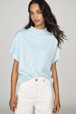 By Anthropologie Mock-Neck Top