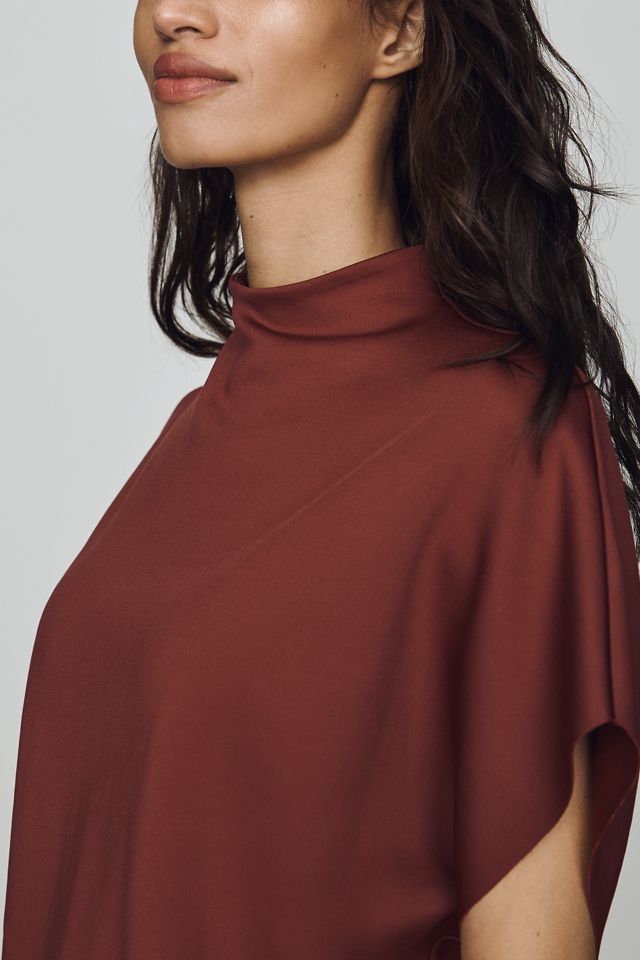 By Anthropologie Mock-Neck Batwing Top #1