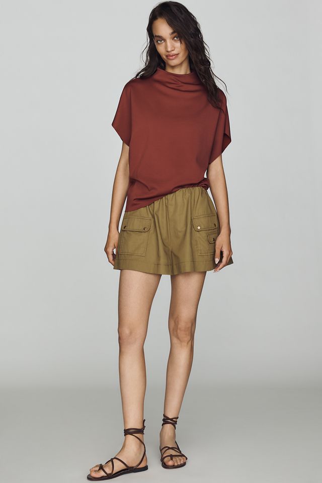 By Anthropologie Mock-Neck Batwing Top #2