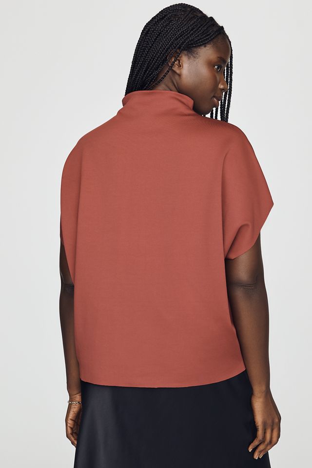 By Anthropologie Mock-Neck Top #6