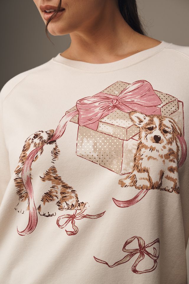 Maeve Animal Friends Crew-Neck Sweatshirt #6