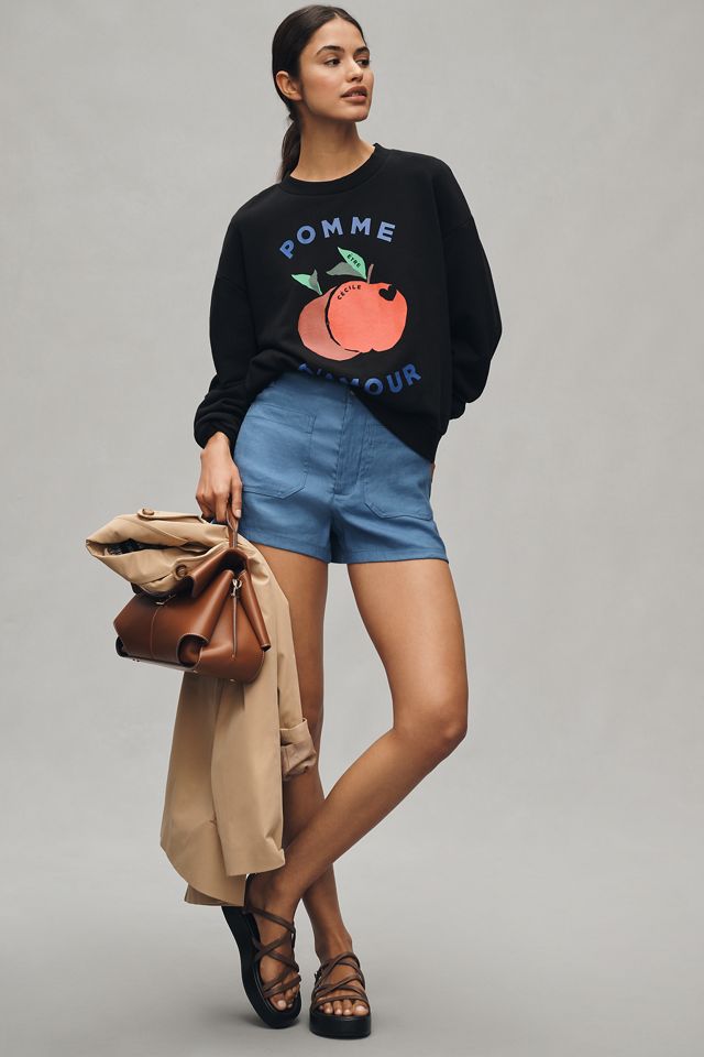 Etre Cecile エトレセシル スウェット Etre Cecile Disco Pizza Classic Sweatshirt | Anthropologie