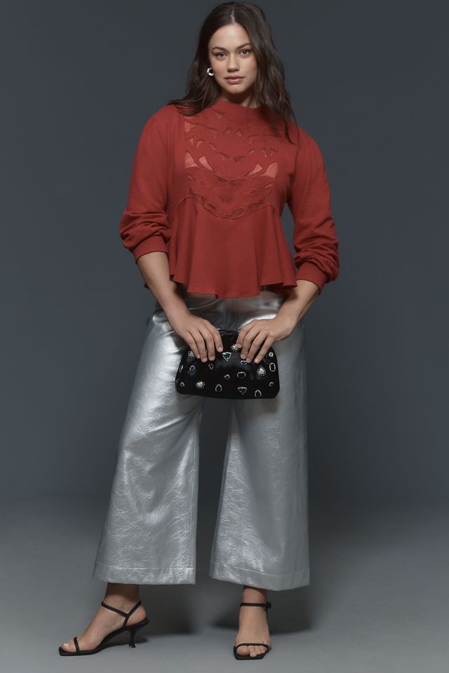 By Anthropologie Cutwork Swing Top | Anthropologie