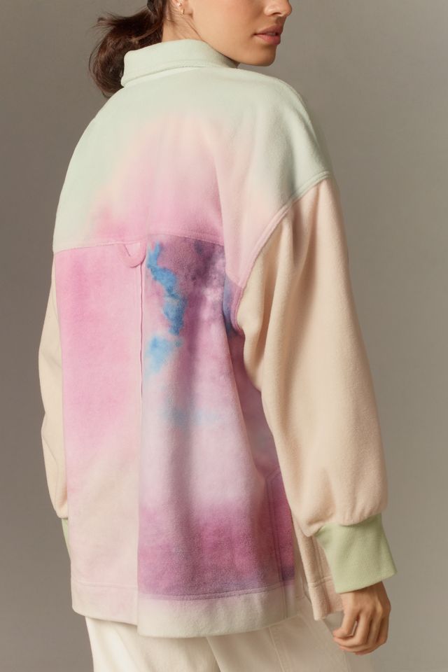 Pilcro Cotton Microfleece Button-Front Jacket #2