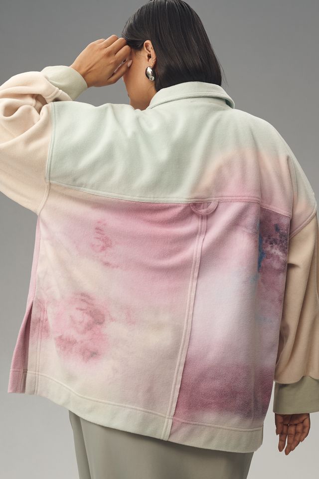 Pilcro Cotton Microfleece Button-Front Jacket #5