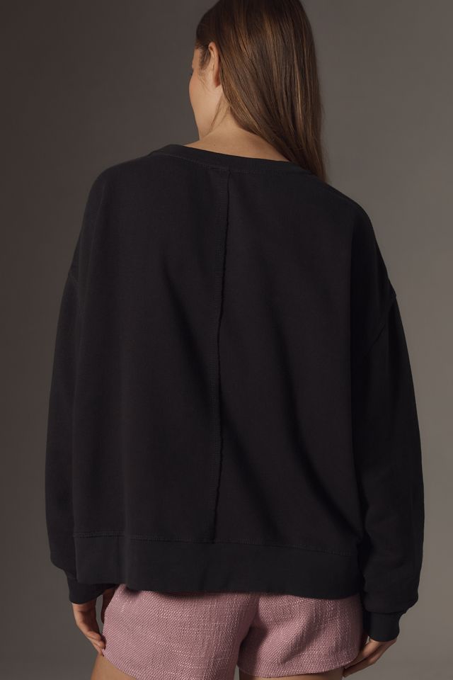 Pilcro Lost In The Music Crew Neck Sweatshirt #1
