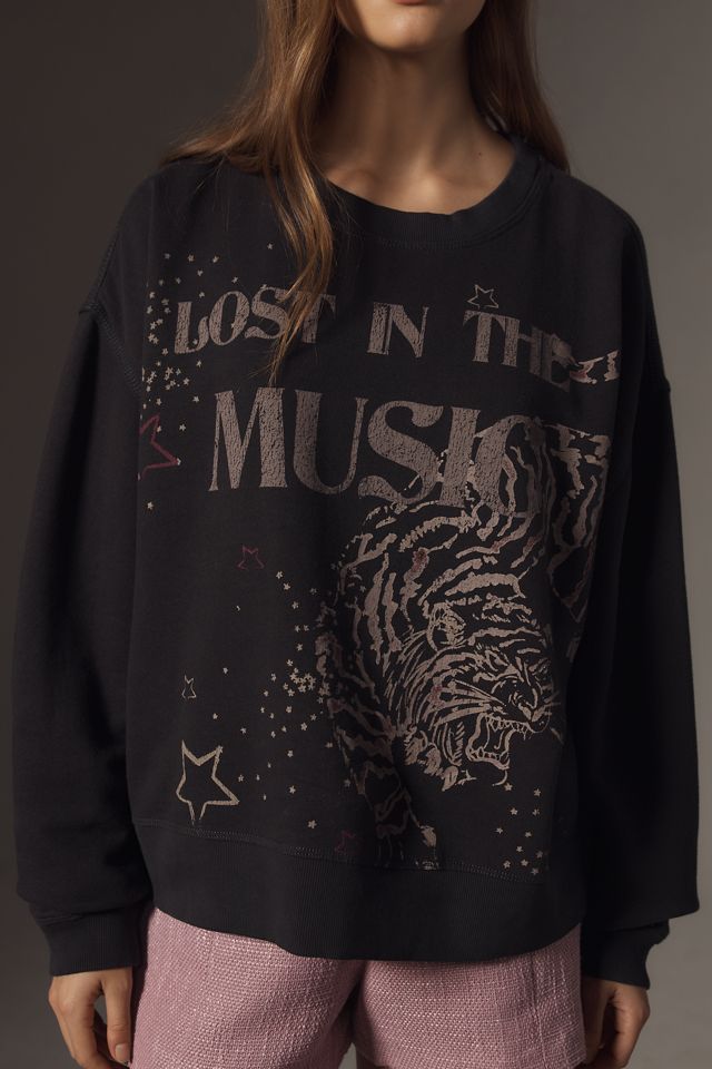 Pilcro Lost In The Music Crew Neck Sweatshirt #2