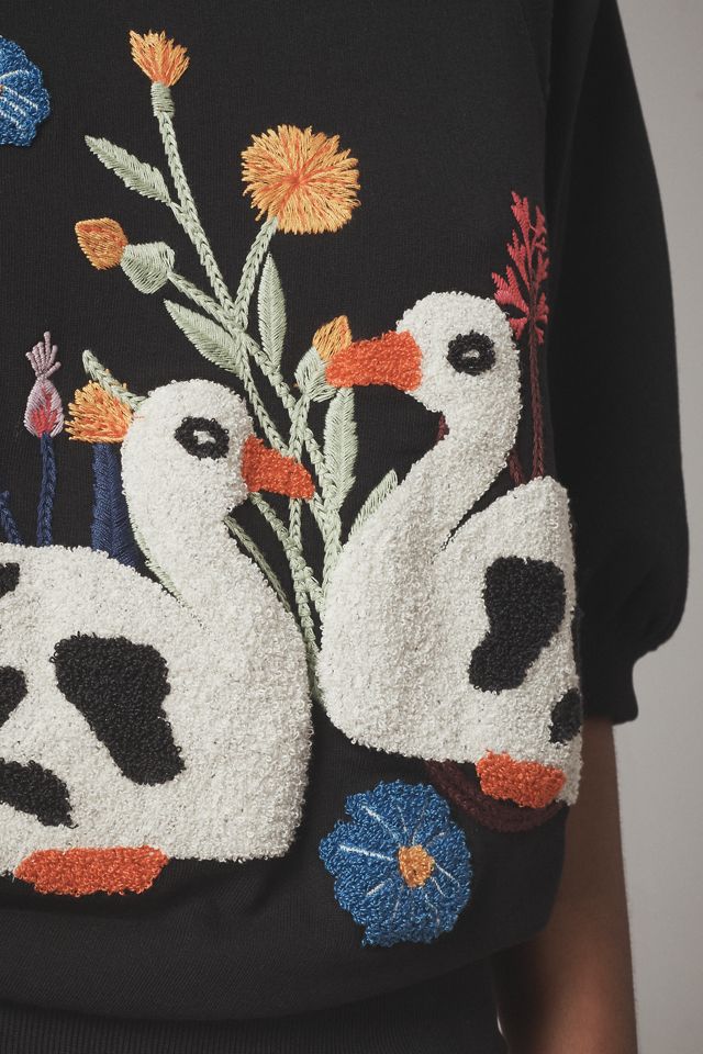 By Anthropologie Tufted Duck Sweatshirt #1