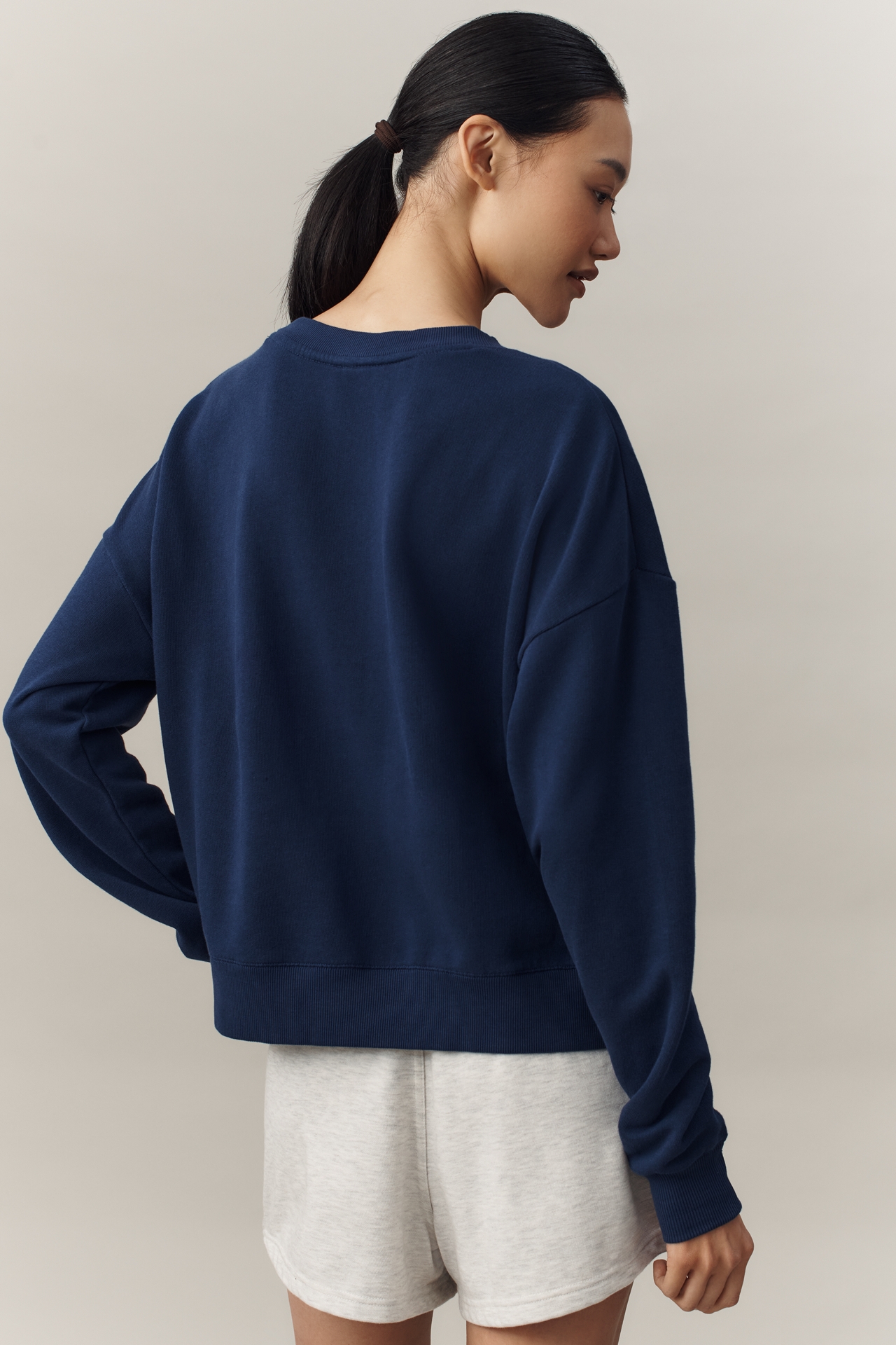 Maeve Game Day Crew-Neck Sweatshirt