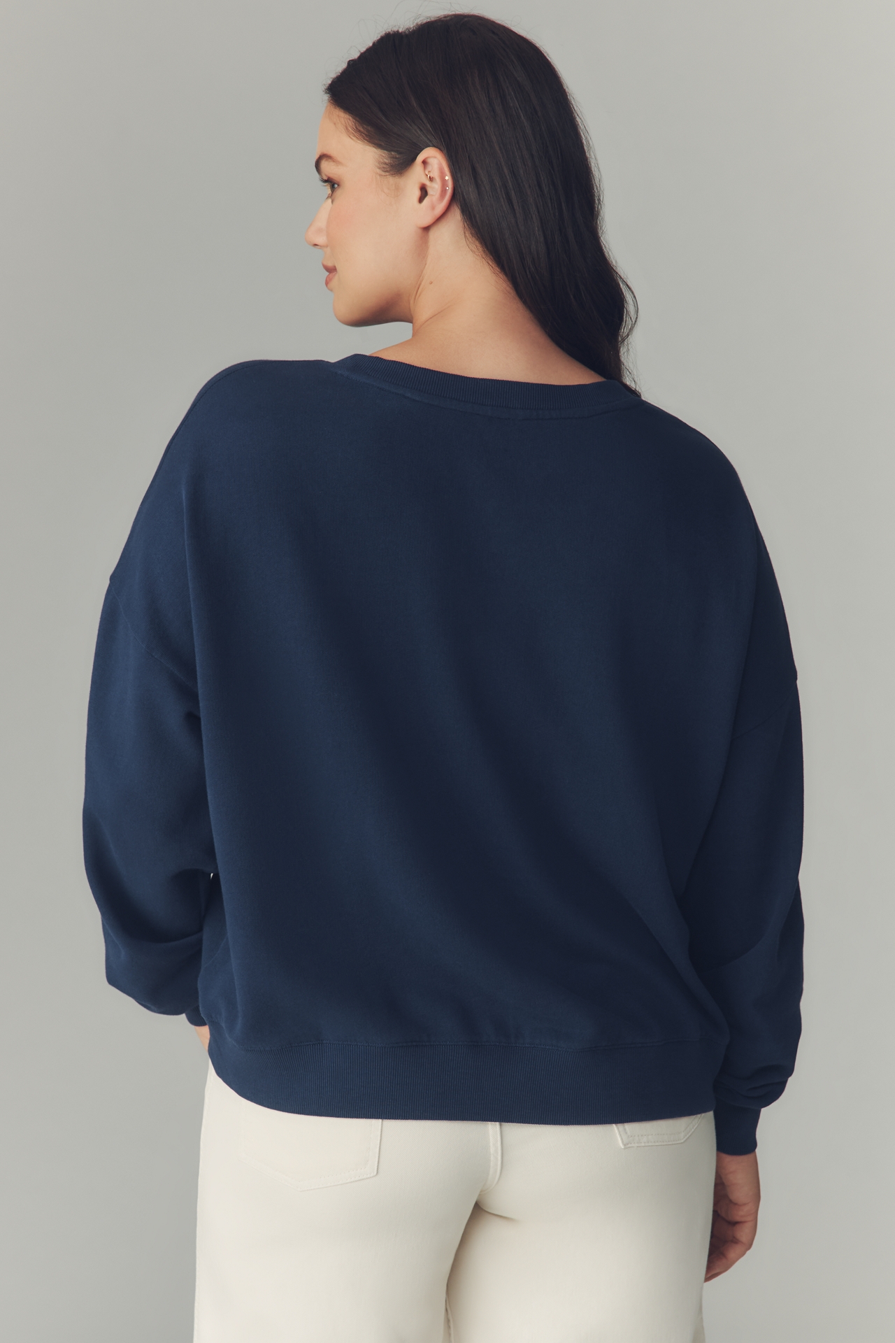 Maeve Game Day Crew-Neck Sweatshirt