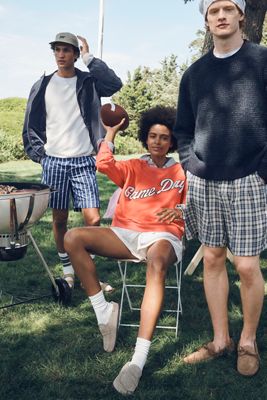Maeve Game Day Crew-Neck Sweatshirt
